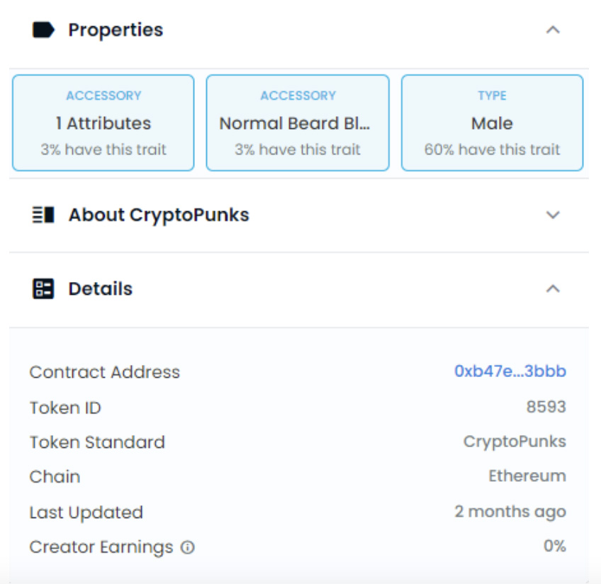 nft metadata example