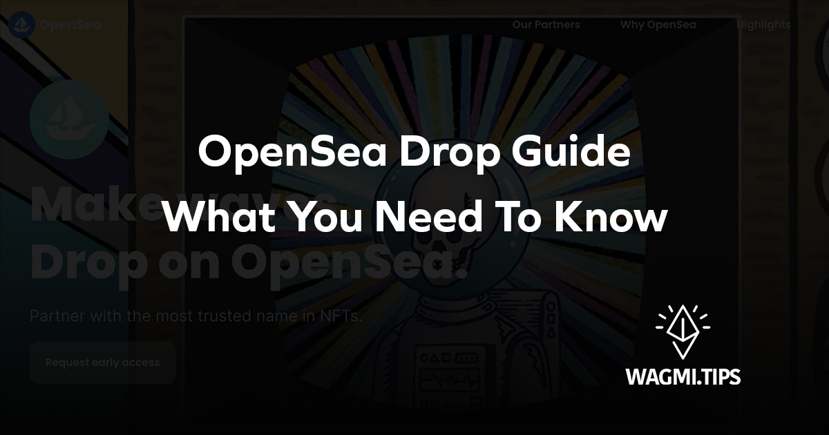 opensea drop guide
