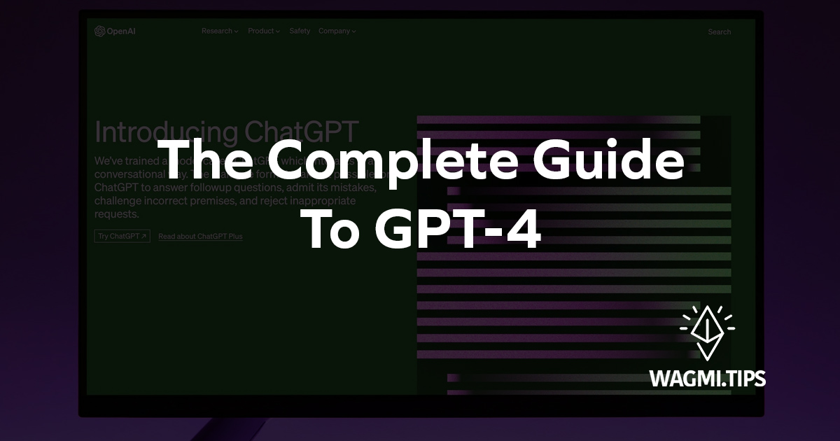 gpt-4 complete guide