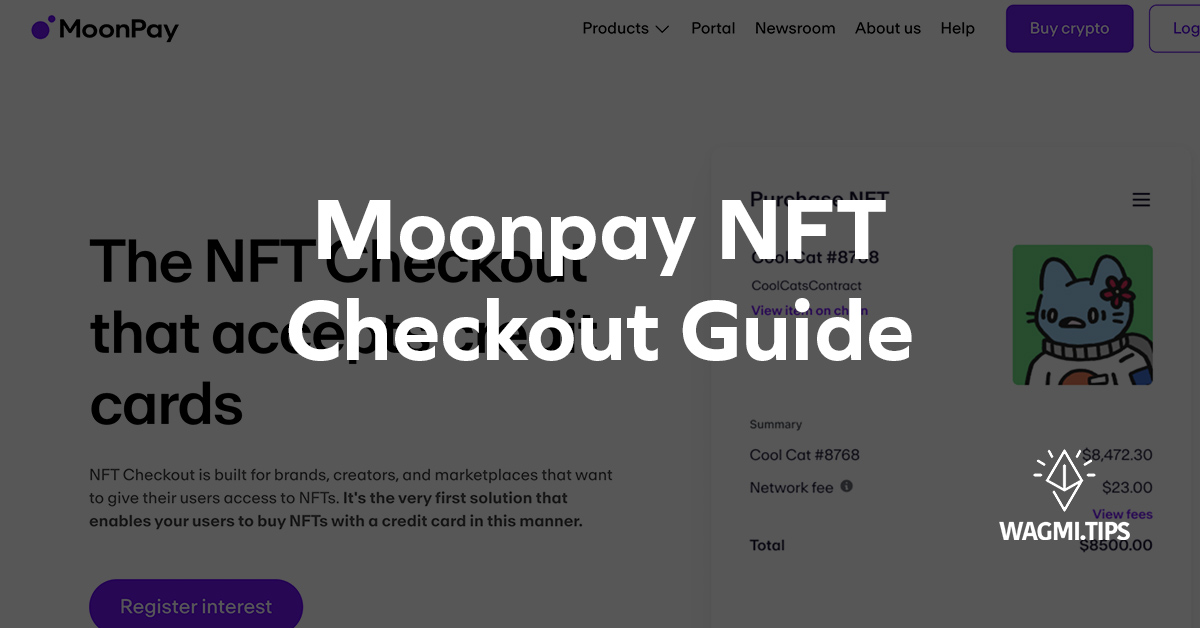 moonpay nft checkout